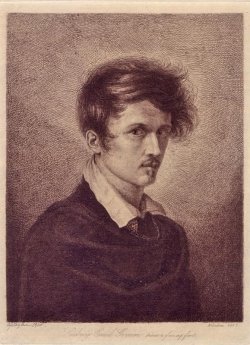 Ludwig Emil Grimm. Selbstbildnis 1815. Radierung. 